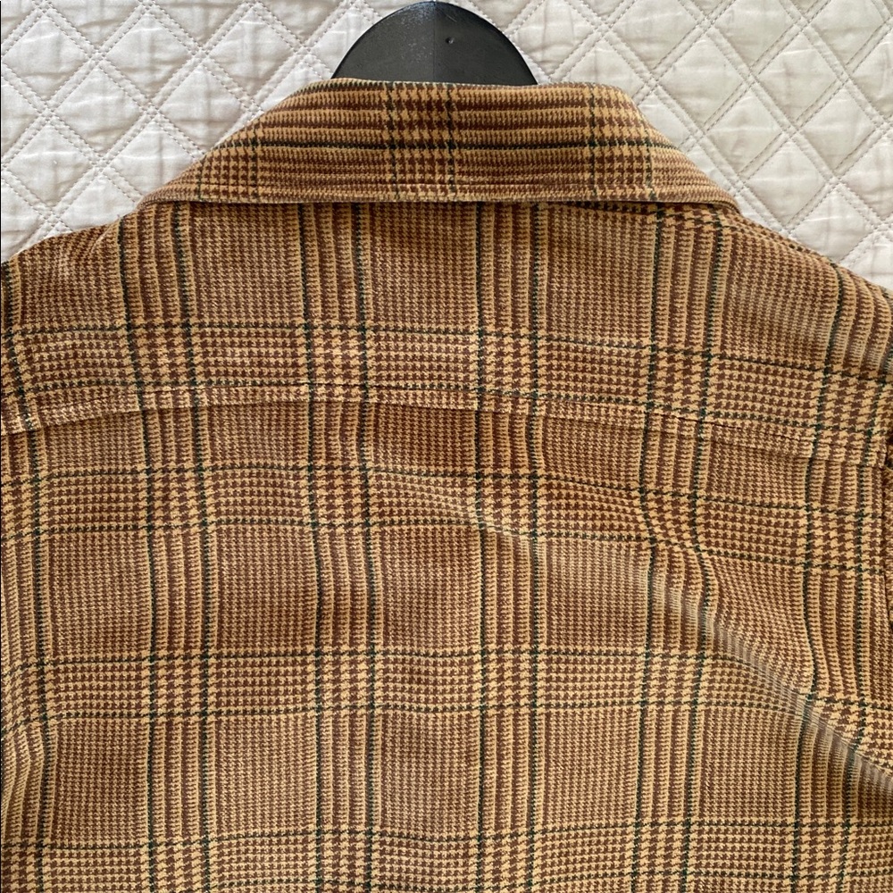 Todd Snyder Brown Plaid Casual Button-Down Shirt - Picture 6 of 12